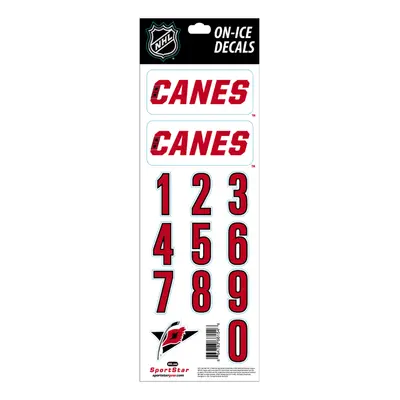 Carolina Hurricanes samolepky na helmu Decals