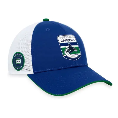 Vancouver Canucks čepice baseballová kšiltovka Draft 2023 Podium Trucker Adjustable Authentic Pr