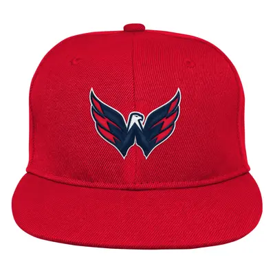 Washington Capitals dětská čepice flat kšiltovka Logo Flatbrim Snapback