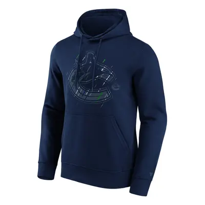 Vancouver Canucks pánská mikina s kapucí Etch Hoodie navy