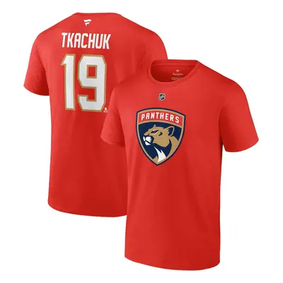 Florida Panthers pánské tričko Matthew Tkachuk #19 Authentic Stack Name & Number