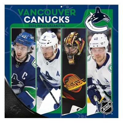 Vancouver Canucks kalendář 2025 Wall Calendar