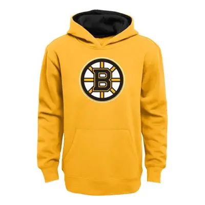 Boston Bruins dětská mikina s kapucí Prime Logo Pullover Fleece yellow