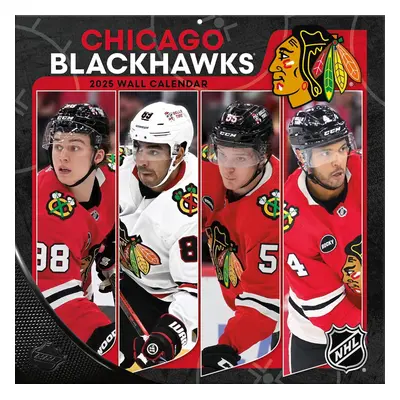 Chicago Blackhawks kalendář 2025 Wall Calendar