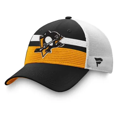 Pittsburgh Penguins čepice baseballová kšiltovka authentic pro draft structured trucker cap