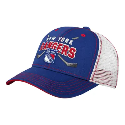 New York Rangers dětská čepice baseballová kšiltovka core lockup trucker snapback