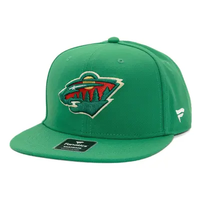 Minnesota Wild čepice flat kšiltovka A/CAP Structured Mid Crown Adjujtable Square Visor Snapback