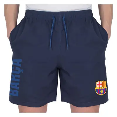 FC Barcelona fotbalové trenýrky Shorts navy