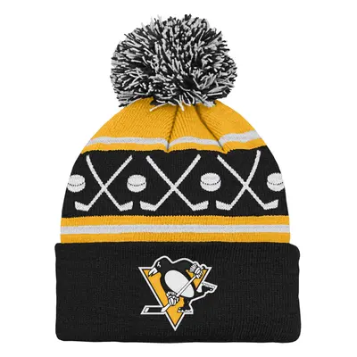 Pittsburgh Penguins dětská zimní čepice Face-Off Cuff Pom