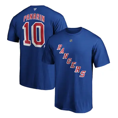 New York Rangers pánské tričko Artemi Panarin Name & Number T-Shirt - Royal