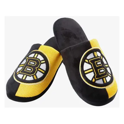 Boston Bruins pánské pantofle Logo Staycation Slipper