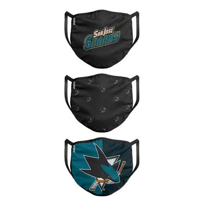 San Jose Sharks roušky Foco set of 3 pieces EU