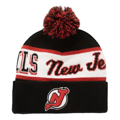 New Jersey Devils zimní čepice Block Sweep Pom Knit