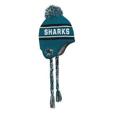 San Jose Sharks dětská zimní čepice Jacquard Tassel Knit With Pom