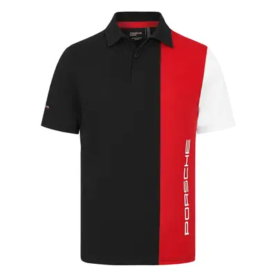 Porsche Motorsport pánské polo tričko Stripe black/red/white F1 Team 2024