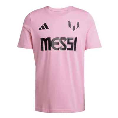 Lionel Messi pánské tričko MESSI Name and number pink