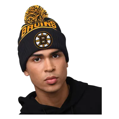 Boston Bruins zimní čepice Blizzard Pom Beanie