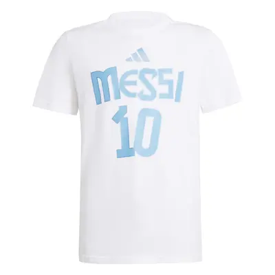 Lionel Messi dětské tričko MESSI Name and number white