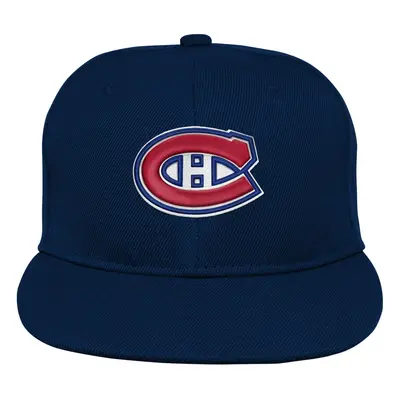 Montreal Canadiens dětská čepice flat kšiltovka Logo Flatbrim Snapback