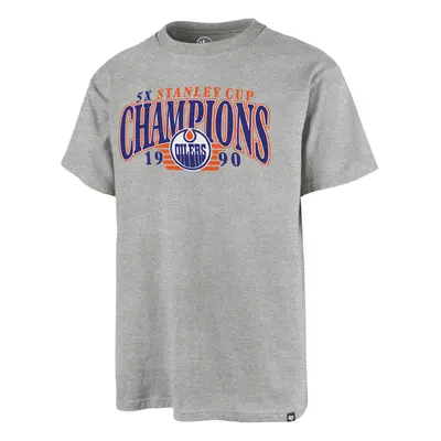 Edmonton Oilers pánské tričko Champions Backer 47 ECHO Tee grey