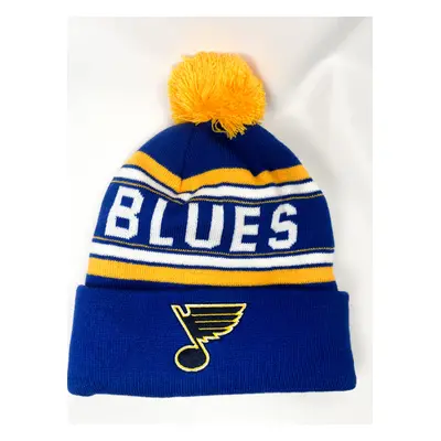 St. Louis Blues dětská zimní čepice Jacquard Cuffed Knit With Pom