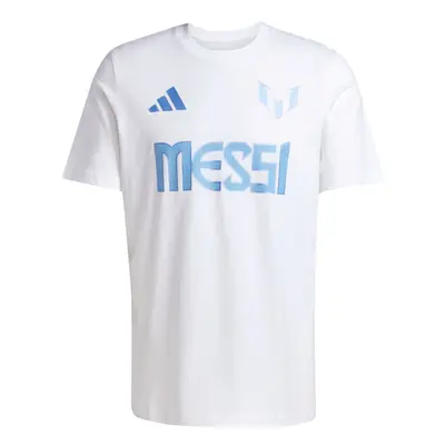 Lionel Messi pánské tričko MESSI Name and number white