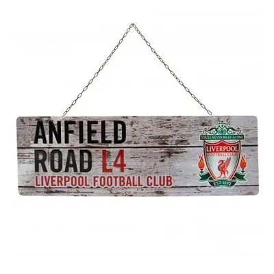 FC Liverpool kovová značka garden sign