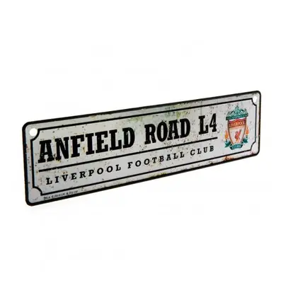 FC Liverpool plechová cedule Retro Window Sign