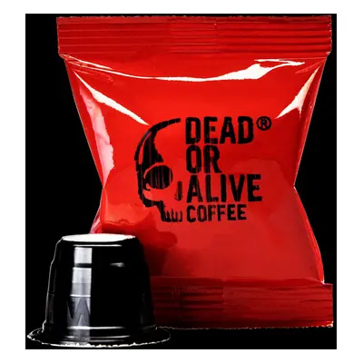 Kávové kapsle DEAD OR ALIVE 50ks - kompatibilní s Nespresso® - silná káva v kapslích pro espress