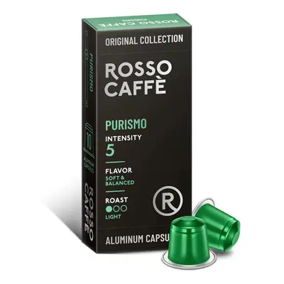 ROSSO CAFFÈ Purismo - intenzita 5 - Nespresso kompatibilní - 10ks