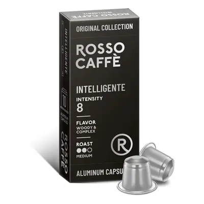 ROSSO CAFFÈ Intelligente - intenzita 8 - Nespresso kompatibilní - 10ks