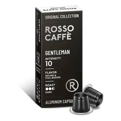 ROSSO CAFFÈ Gentleman - intenzita 10 - Nespresso kompatibilní - 10ks