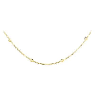 Olivie CHOKER kuličkový stříbrný řetízek MARRY GOLD 5257