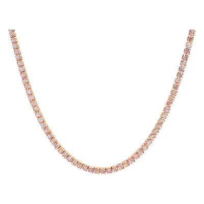 Olivie Stříbrný tenisový choker 35+5cm ROSE 9362