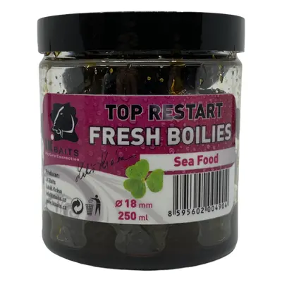 LK Baits Fresh Boilie TopRestart Sea Food 14mm 150ml