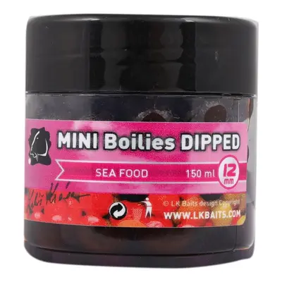 LK Baits Mini Boilies in Dip Sea Food 12mm 150ml