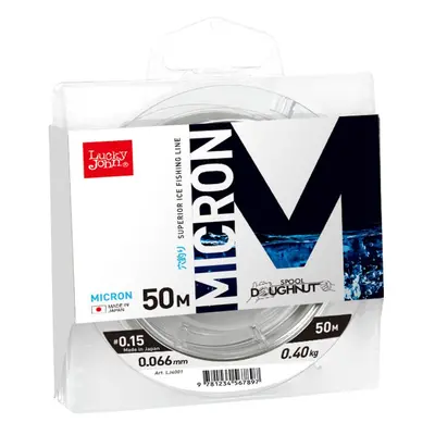 Lucky John vlasec Monofilament Line Micron 50m 0,085mm 0,67kg