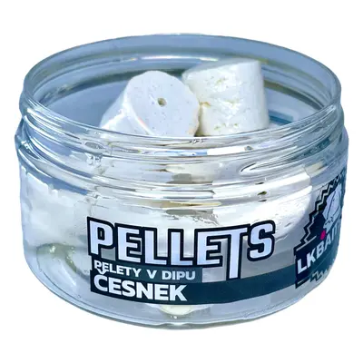 LK Baits Pelety v dipu Česnek 17mm, 60g