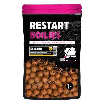 LK Baits ReStart Boilies Ice Vanilla 18mm, 250g