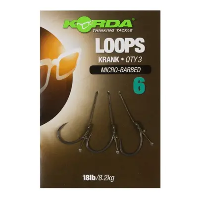 Korda návazec Loop Rigs Krank Micro Barbed 8,2 kg