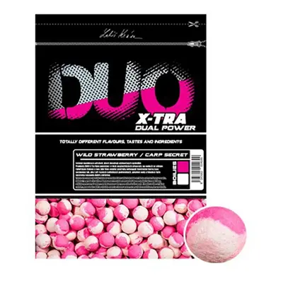 LK Baits DUO X-Tra Boilies Wild Strawberry/Carp Secret 14mm, 800g