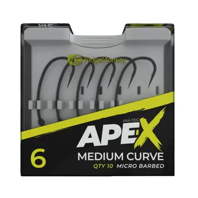 RidgeMonkey háček Ape-X Medium Curve Barbed