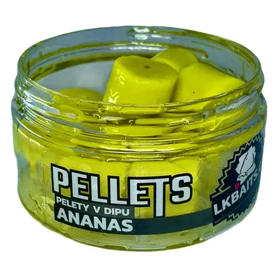 LK Baits Pelety v dipu Ananas 17mm, 60g