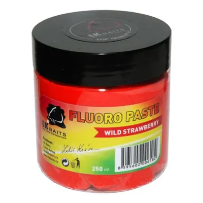 LK Baits Boilie Paste Fluoro Wild Strawberry 250ml