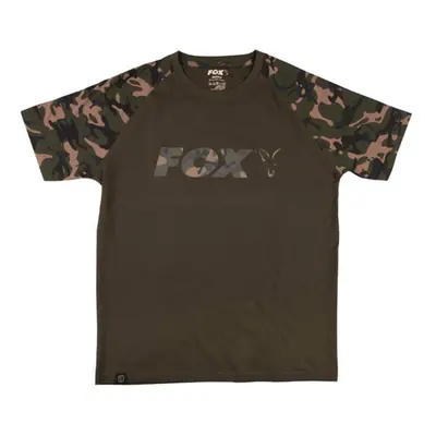 Fox triko Raglan Khaki Camo T-Shirt vel.S