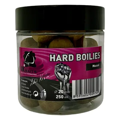 LK Baits Hard Boilies Mussel 24mm 250ml