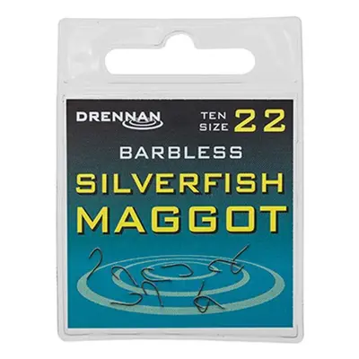 Drennan háčky bez protihrotu Silverfish Maggot Barbless