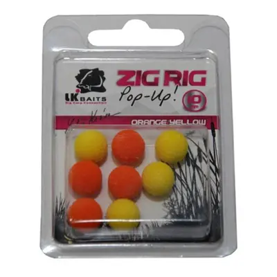 LK Baits ZIG RIG Pop–Up mm – Orange/Yellow