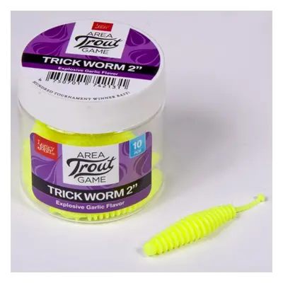 Lucky John Trick Worm 2" 10ks - barva S88