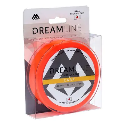 Mikado vlasec DREAMLINE CARP (fluo orange) 1200m 0.35mm 12,04kg